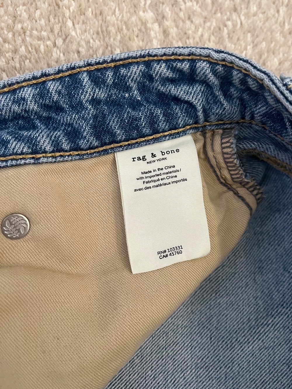rag & bone denim shorts - Picture 5 of 9
